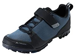 VAUDE atmungsaktive Fahrradschuhe Herren TVL Pavei 2.0 blau Gr. 42, stylische Rennradschuhe Herren für Radreisen oder Tagestouren, bequeme SPD Radschuhe, ganzjährig einsetzbar