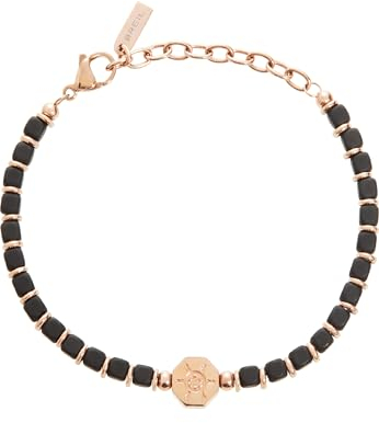 Breil Gioiello TJ3262 collezione MAST, BRACCIALI da UOMO in ACCIAIO, PIETRE NATURALI colore ORO ROSA misura 22 con EMATITE