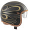 Premier Offener Helm Vintage,Platinum ED. Carbon FR Gold Chromed BM,L