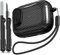 RFUNGUANGO Compatibile con custodia Airpod Pro 2 (2023/2022/2019) con serratura, fibra di carbonio custodia per Cover Airpods pro 2 (cavo USB-C/Lightning),Nero
