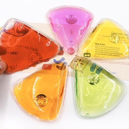 Reusable Pocket Hand Warmers, Click Activated Instant Heat Packs, Snap It Hot/Cold Gel Heating Pad for Pain Relief, Sore Muscles, Stiffness, Aches, Instant Hot Pad, Hot Compress