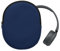 kwmobile Custodia Cuffie con Cerniera Compatibile con Sony WH-CH520 / WH-CH510 / MDR-ZX110 Cuffie - Case Cuffie Over Ear 22,5 x 17 cm - blu scuro