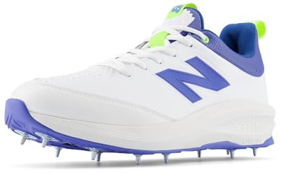 new balance Chaussures de cricket blanches pour homme 4030 (CK4030W5), Blanc, 8 UK (8.5 US)