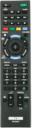 Mando a distancia universal RM-ED047 para TV Sony Bravia KDL-32BX320 KDL-32R300B KDL-32BX421 KDL-32BX420 KDL-22BX320 KDL-40BX420 KDL-40BX421