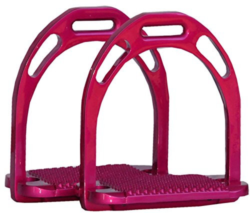 AMKA Aluminium Steigbügel Metallic breite Trittfläche 015/061