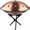 Handpan-Trommelinstrument, 9-Ton-D-Stahlzungenschlagzeuger, Schöner Klang, Stickstoff-Edelstahl, Handschmieden Für Yoga, Meditation, Anfänger