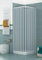 Box Doccia Angolare 75x75 cm 1 Anta a Soffietto in PVC H185 Manen Bianco