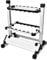 Fishing Rod Stand for 12 Rods, Double-sided Design Fishing Rod Rack Lightweight Aluminum Alloy Fishing Rod Holder Fishing Pole Rack Fishing Pole Organizer 44.5 X 50 X 32.5cm