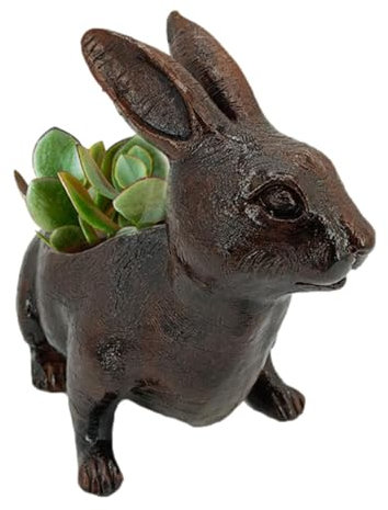 Kirdume Kaninchen-Blumentopf, Hasen-Übertopf | Miniatur-Pflanzenhalter Übertopf - Kaninchen-Häschen-Pflanzgefäß, Hasentopf, dekorative Pflanztöpfe für die Innendekoration im Heimbüro