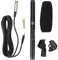 Agatige XLR Shotgun Microphone, Professional Cardioid Mini Shotgun Condenser Mic Television News Reporter Interview Microphone for Video Camera Recording Film Interview DSLR Camera