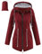 Vijamiy Vêtements Imperméables Femme Coupe Vent léger et portable Poncho Vêtements d'Extérieur Cordon de Serrage Avec Capuche Manteau de Pluie Pour Les Randonnées et Les Voyages(Rouge bourgogne,XXL)