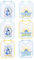 Suncity Lilo and Stitch Mädchen Set 6 Lätzchen 27 x 22,5 cm, blau, One size