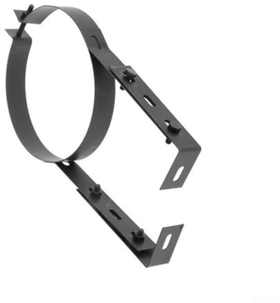 YUANGANG Support de tuyau de cheminée, collier de serrage en acier inoxydable réglable pour tuyau de cheminée, clip de fixation à suspendre, accessoire de suspension pour tuyau de poêle, 150 mm