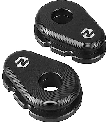 NICECNC Black Turn Signals Indicator Adapter Spacers Compatible with Yamaha Tenere 700 XTZ700 2019-2023, See Fitment