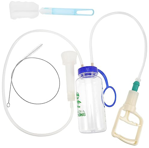 VICASKY Manual Cow Milking Machine and Sheep Milking Machine for Farm Use Single Teat and Hand Vacuum Pump Portable Livestock Milker Plastic Material Suitable for Cattle and