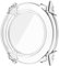 2-in-1 Protective Set for Garmin Instinct 3 45mm & 50mm Smartwatch, Anti-Scratch Full Coverage PC Hard Case with 9H Tempered Glass Screen Protector, for Garmin Instinct 3 Accessories (50mm Clear)