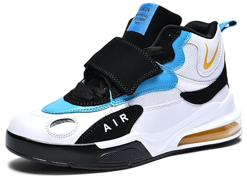 Geymxzik Basketballschuhe Herren Turnschuhe Outdoor Mode Sportschuhe Leichte Sneaker Trainingsschuhe 8856 Weißblau EU 42