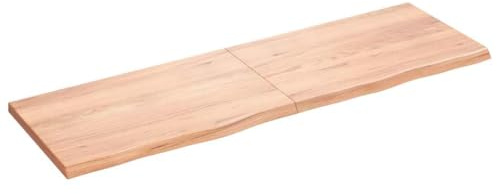 Solivagant Étagère Murale Marron Clair Bois chêne Massif traité,(15.4 KG)