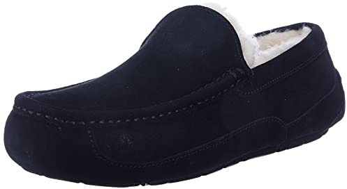 UGG Ascot, Pantofole Uomo, Nero (Black), 44 EU