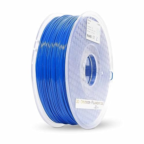 Z3D® PETG 1,75mm BLAU 1kg 3D Drucker Filament - hochwertig, hohe Festigkeit & Zähigkeit, ideal für technische Teile & Prototypen