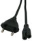 Naths Hardware Cable de alimentación europeo de 1,8 m, fuente de alimentación de 2 pines para Xbox One, PS4, radio, TV, UVM. Euro 8 doble hembra a enchufe con protección de contacto, cable de