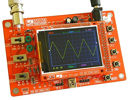 DSO138 oscilloscopio digitale fai da te Kit fai da te parti per oscilloscopio making elettronico diagnostic-tool Learning Osciloscopio set 1 Msps
