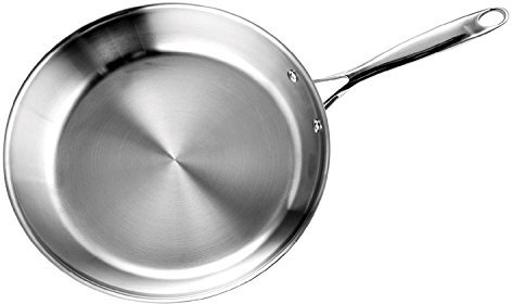 Cooks Standard 02594 Multi-Ply Clad Stainless Steel Frying pan, Silver