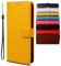 Case for ZTE Blade L9 Wallet Case, PU Leather with Magnetic Closure Card Holder Stand Cover, Leather Wallet Flip Phone Cover for ZTE Blade L9-Yellow