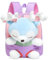 Kleiner Kinderrucksack,Abnehmbarer Plüsch Puppe Kindergartenrucksack,Hirsch Kindergarten Rucksack Kindertasche für 2-5 Jährige Kindergarten Junge und Mädchen (Violett)