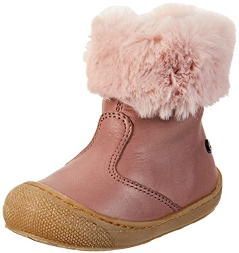 Naturino Dordy, Stivaletti in Pelle e Lana Bambine e ragazze, Rosa, 19 EU