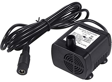 Mumusuki Bomba de Agua Sumergible sin Escobillas, DC 12V Acuario Fuente Estanque Bomba Fuente Estanque Mini Bomba para Fuente, Estanque de Peces