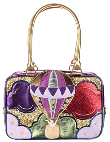 Irregular Choice Damen Gone in a Whisker Bowlingtasche, violett