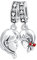 Annmors 925 Sterling Silber Bead Charms für Europäische Armbänder und Halskette Girl Avatar Perlen mit 5A Zirkonia,Weihnachten, Valentinstag, Muttertag, Geschenkanhänger für Frauen und Mädchen