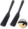 MisFun 2 Pièces Spatule de Cuisine, Spatule en Silicone, Spatule à Crêpes, Spatule à Omelette, Spatule Cuisine en Silicone pour les Poêles Anti-adhésifs pour Cuisson Egguf Burgers Pizza