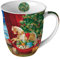 Ambiente Tasse Kaffeetasse Teetasse Becher Mug 0,4 l Fine Bone China Porzellantasse Weihnachten Advent Schaukelpferd wooden rocking horse