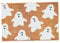 MOUNTTU Halloween Door Mat 16x24 Inch Funny Ghost Halloween Rug Soft Comfortable Halloween Welcome Mat Non Slip For Front Door Entrance
