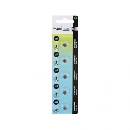 Batteria a bottone 1,5 V AG13 LR44, confezione da 4 pezzi, ideali per dispositivi elettronici, giocattoli e orologi.