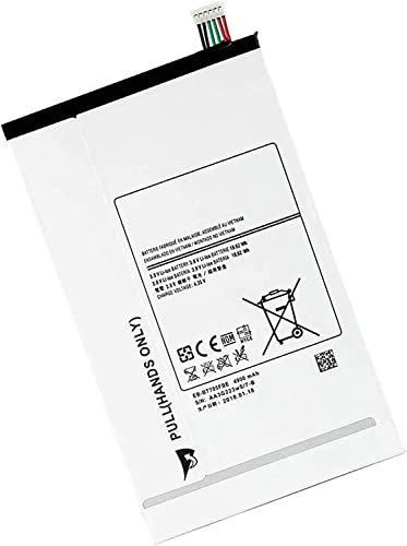 EB-BT705FBE Batteria Tablet per Samsung Galaxy Tab S 8.4 SM-T700 SM-T700N SM-T705 SM-T705C SM-T705Y SM-T707A Series EB-BT705FBC EB-BT705FBU 3.8V 18.62Wh 4900mAh con attrezzi