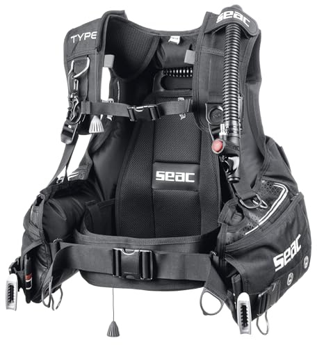Seac Type BCD für Tauchen, ergonomisch und hydrodynamisch