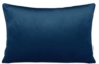 beties Samt&Sonders-Serie, Kissenhülle ca. 25x35 cm, aus deutschem Unternehmen in hochwertiger Qualität, Farbe: Admiral-blau