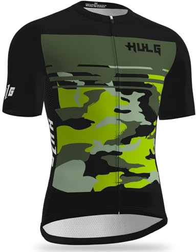 Kurzarm Radtrikot Herren Elastische Atmungsaktive T-Shirt Jersey Funktionsshirt Schnell Trocknen Stoff Fahrradtrikot für Radsport Outdoor Sport