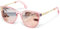 kunchu Sonnenbrille-Damen-Groß-Brillert-Frauen-Retro-Square -Trendy- Klassisch-UV400-Schutz-Ultraleicht-Runde Pulverbeschichtung