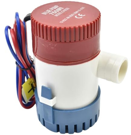 CONQUERALL DC 12V 350GPH Pompe de cale électrique automatique pour bateaux Accessoires marins