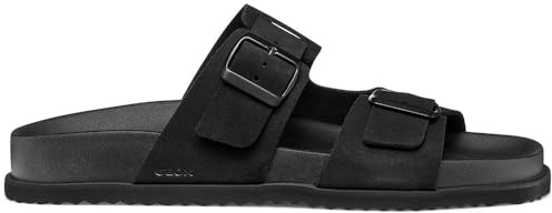 Geox Herren U PARNAIBA A Sandal, Black, 45 EU