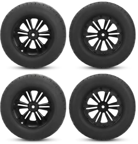 ZenithAur ZithAur RC Pneumatici per Auto 1/10 Scala 115mm Cerchi RC ZD da Corsa Parti di Ricambio per Auto per Una Guida Stabile su rc sELEZIONI per Camion