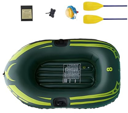 Tsophreniq Easy Carry Inflatable Boat for Kids Comes with Hand Fan Paddle and Storage Bag Swimming Pool Boats