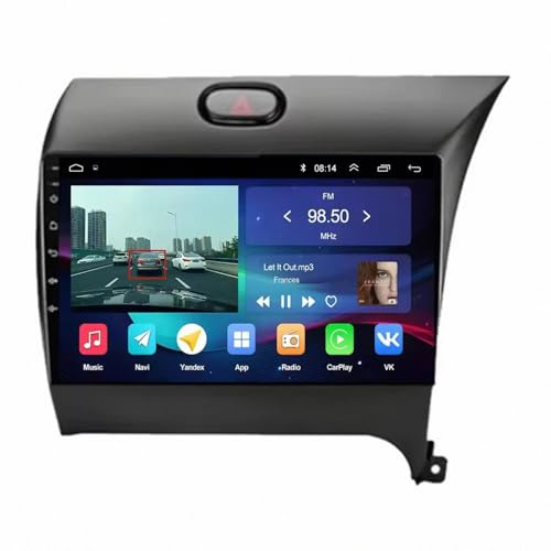 GPS Coche Navegador Satelital para Opel Combo 3 2011-2018 Bluetooth con Apple Carplay y Android Auto Pantalla Portátil con Doble Bluetooth, 8 Nuclear 6G+128G