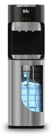 Brio Dispensador de agua refrigerador de carga inferior – Serie esencial – 3 ajustes de temperatura – agua caliente, fría y fría – UL/Energy Star aprobado