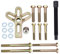 WiMas 13 Stück harmonische Balancer, Lenkradabzieher, Universal Lenkrad-Entferner-Kit
