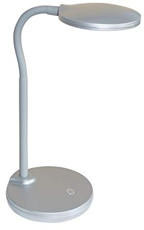 LED Tischleuchte Nino Carmen 52290102 Beistelllampe Touchdimmer Silber